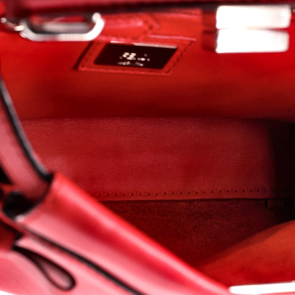 Bow Peekaboo Bag Whipstitch Leather Mini - Deep Luxury
