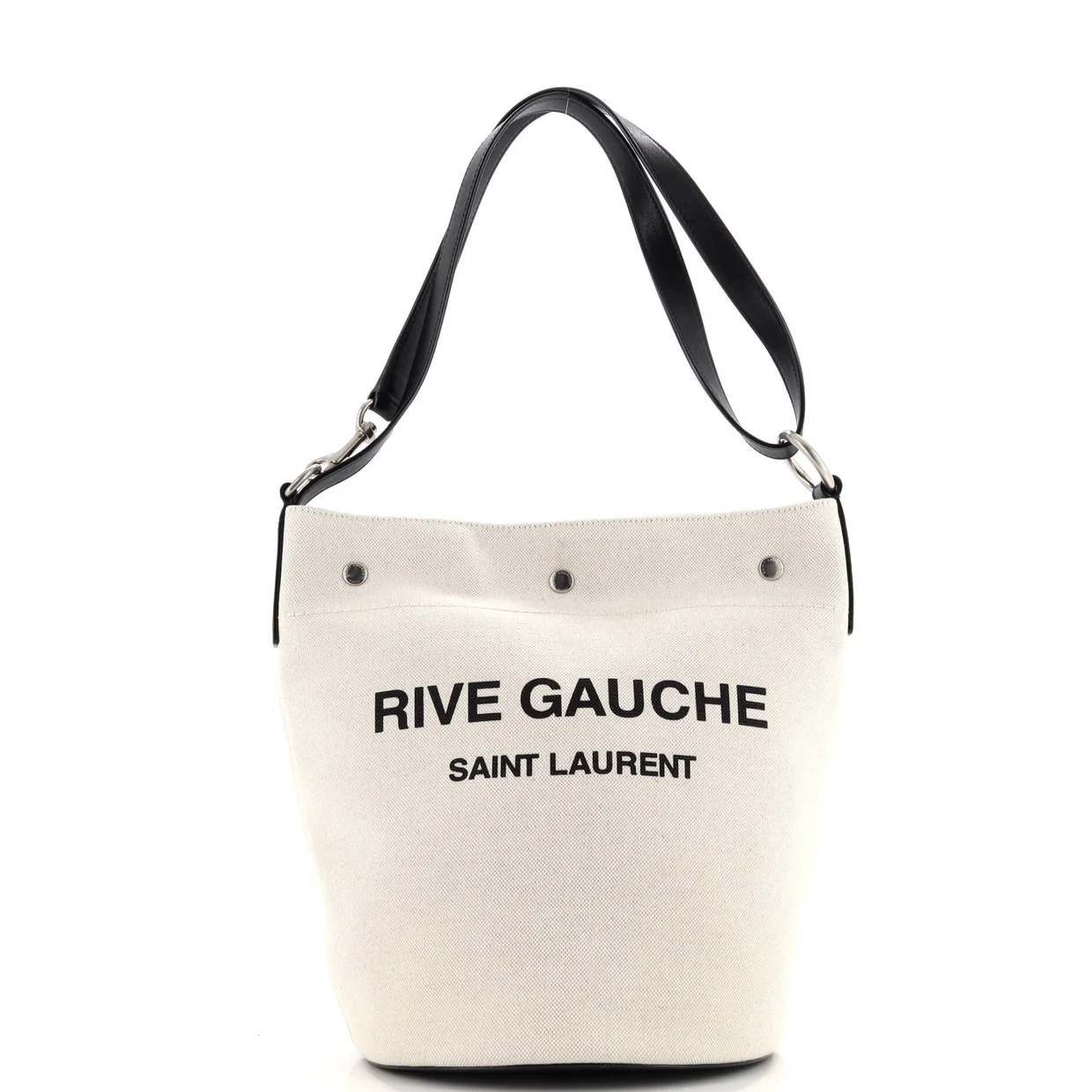 Rive Gauche Bucket Bag Canvas - Deep Luxury