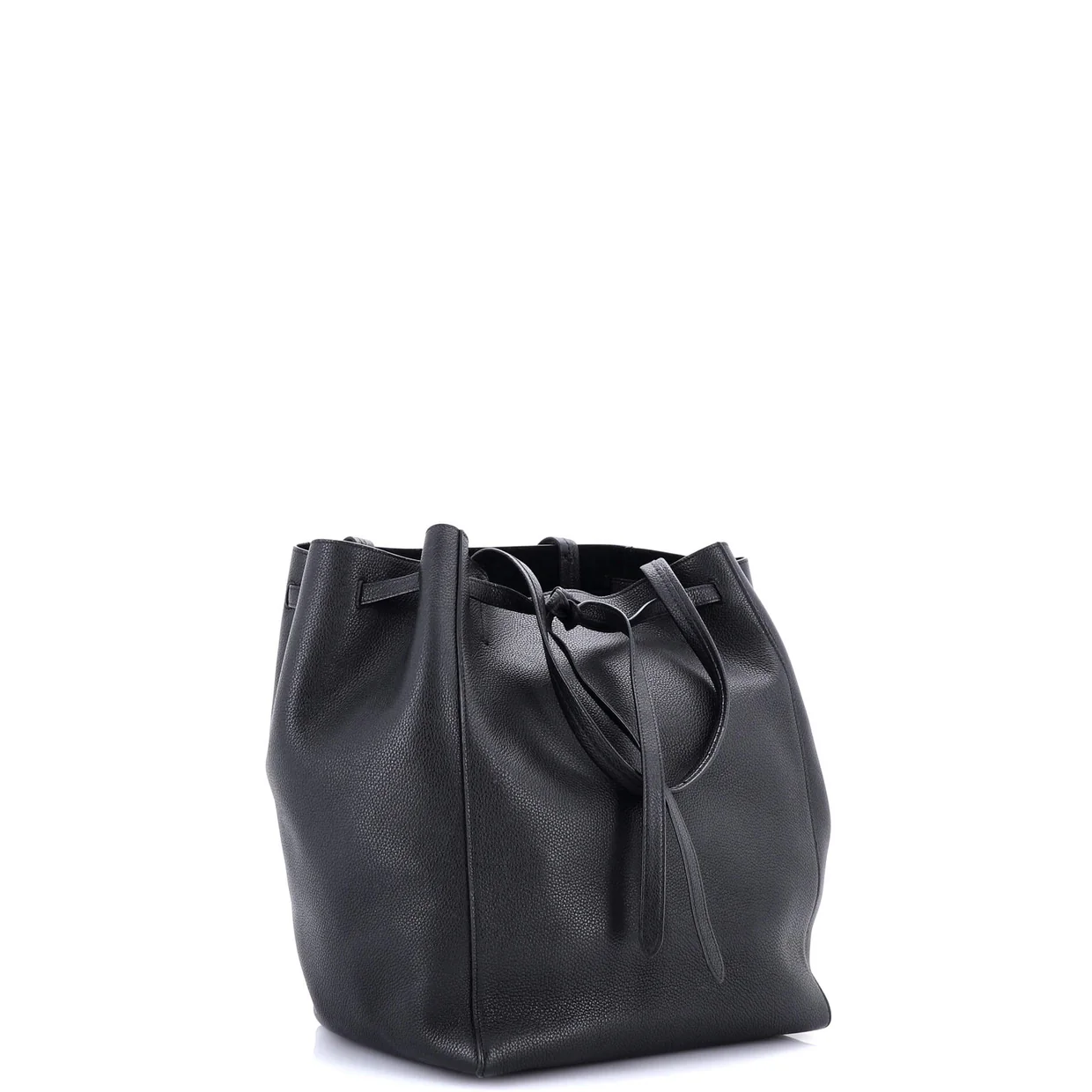 Phantom Tie Cabas Tote Leather Medium - Deep Luxury