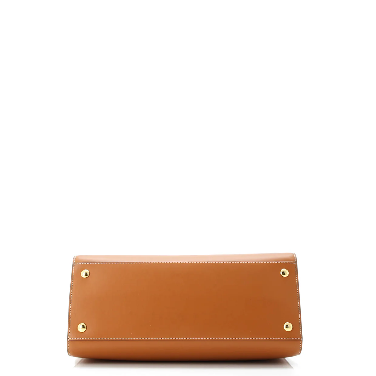 Title Two Handle Tote Leather Small - Deep Luxury