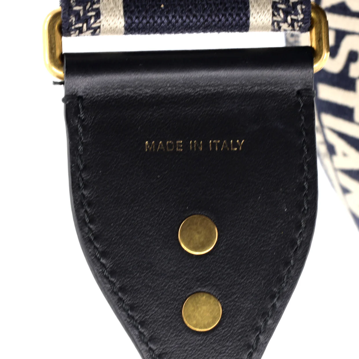 Logo Shoulder Strap Embroidered Canvas - Deep Luxury
