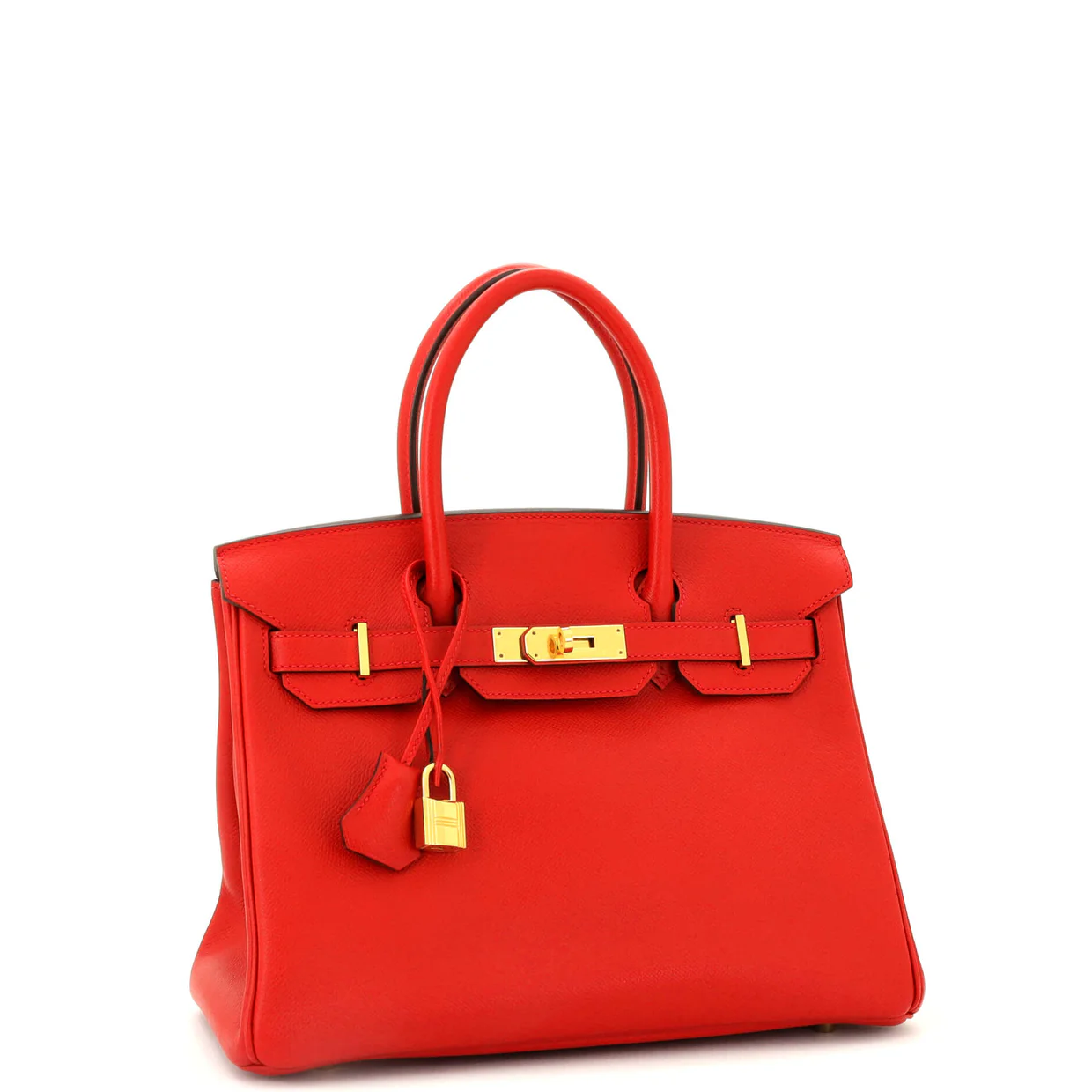 Birkin Handbag Rouge Casaque Epsom with Gold Hardware 30 - Deep Luxury