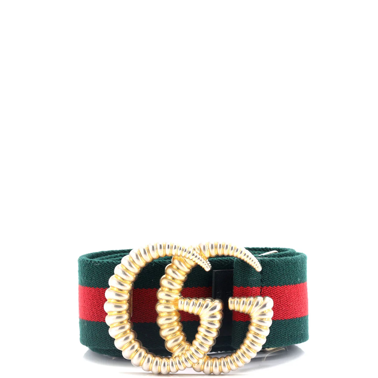 GG Torchon Web Belt Canvas Wide 100 - Deep Luxury