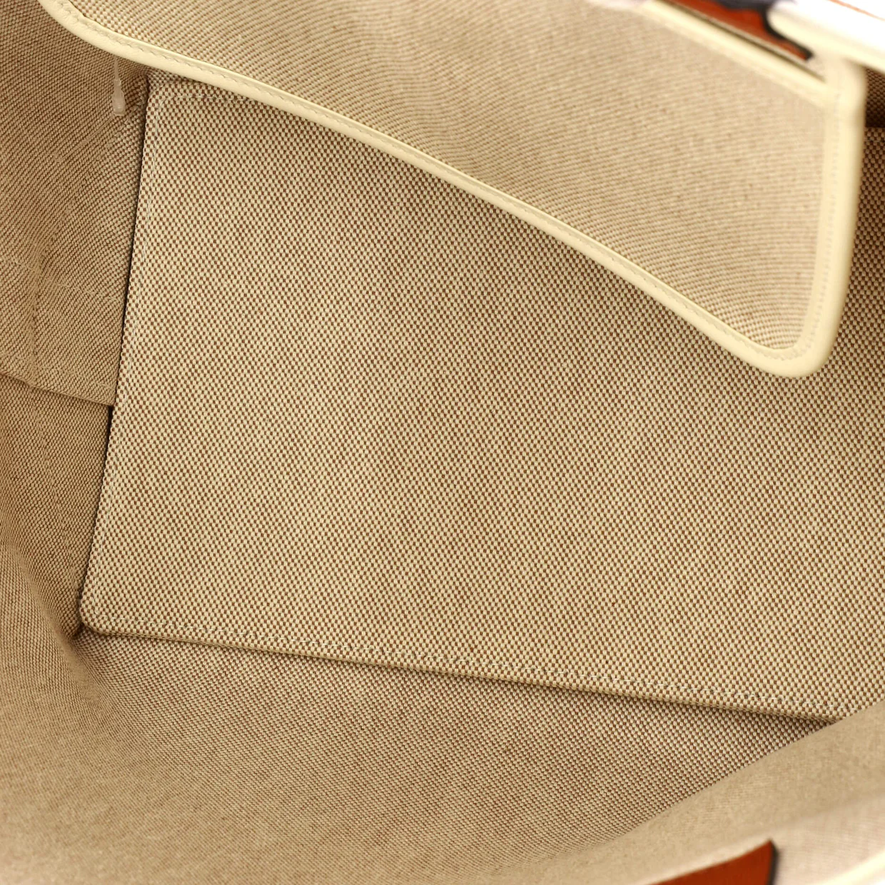 Sac Steeple Tote Printed Toile with Leather 28 - Deep Luxury