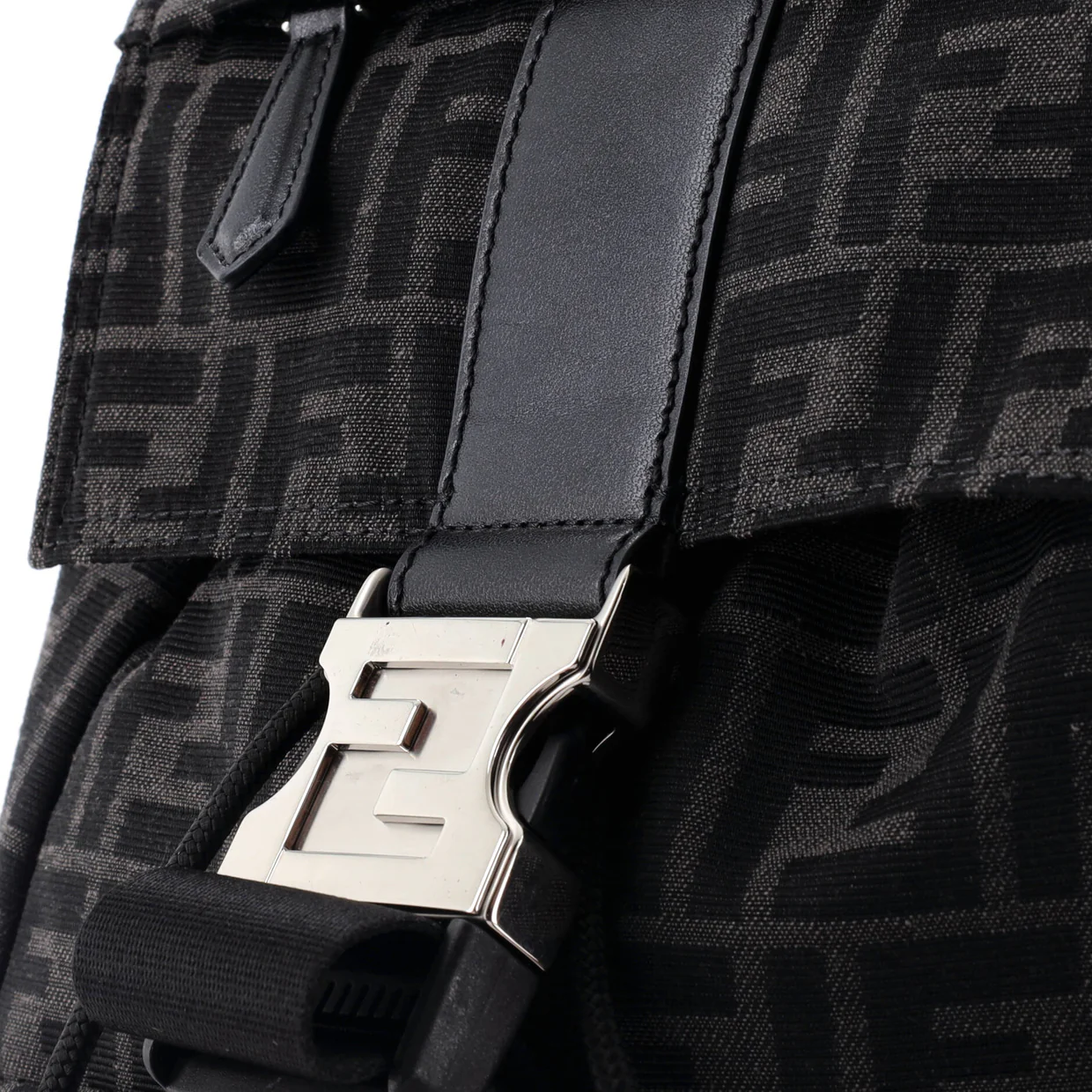 Fendiness Backpack Zucca Canvas Small - Deep Luxury