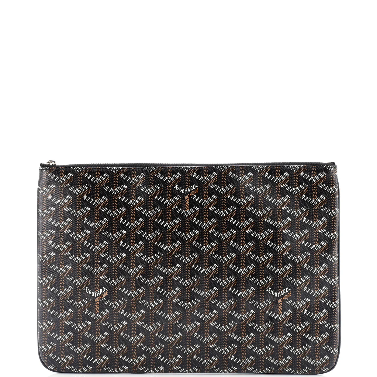 Senat Zip Pouch Coated Canvas MM - Deep Luxury