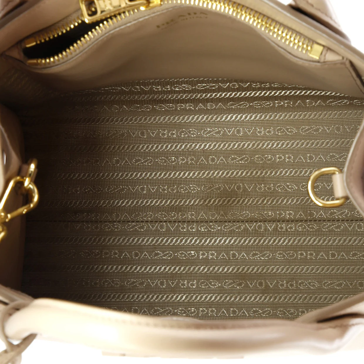 Monochrome Tote Saffiano with City Calf Small - Deep Luxury