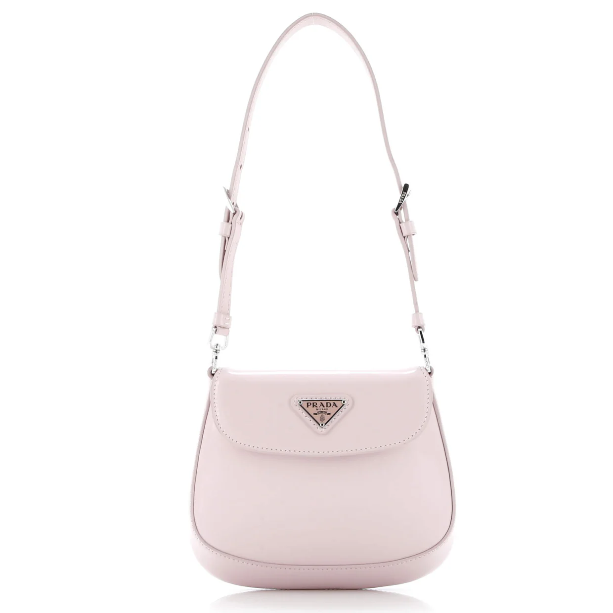 Cleo Flap Shoulder Bag Spazzolato Leather Mini - Deep Luxury