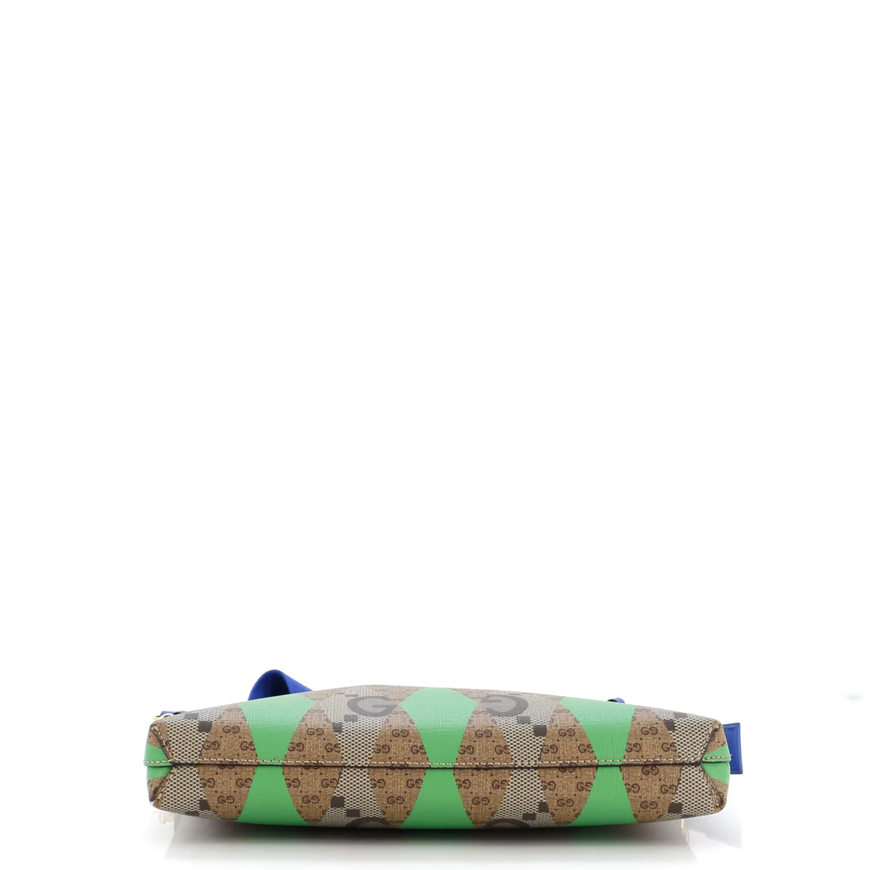 Wristlet Pouch Rhombus GG Coated Canvas with Leather Medium - Deep Luxury