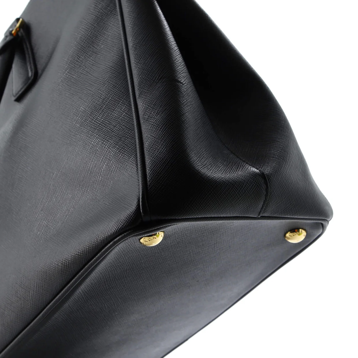 Double Zip Lux Tote Saffiano Leather Medium - Deep Luxury