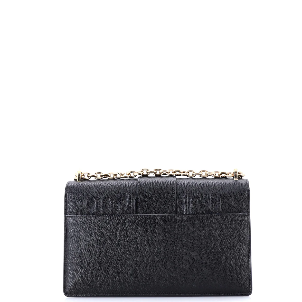 30 Montaigne Chain Flap Bag Leather - Deep Luxury