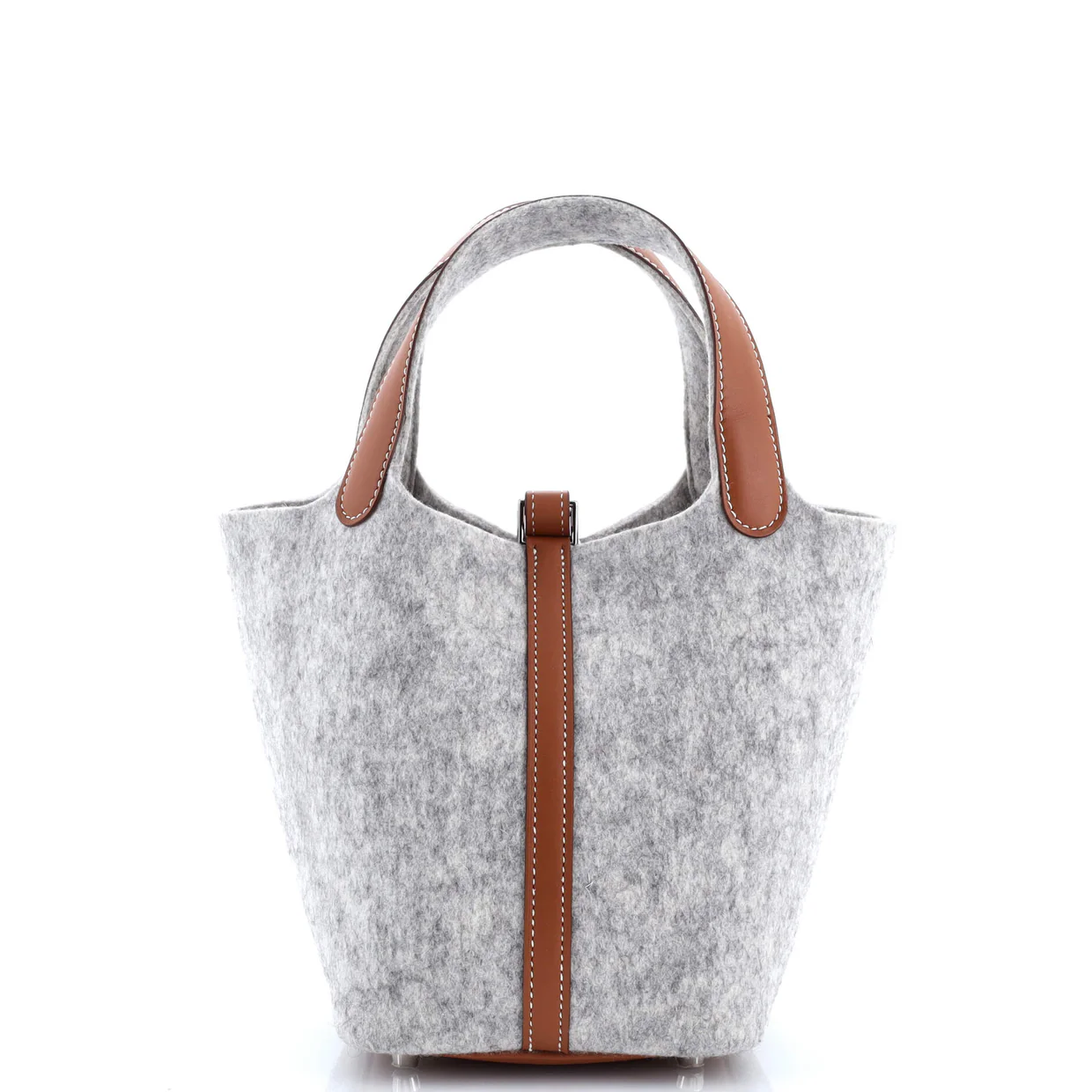 Picotin Lock Bag Felt with Leather PM - Deep Luxury
