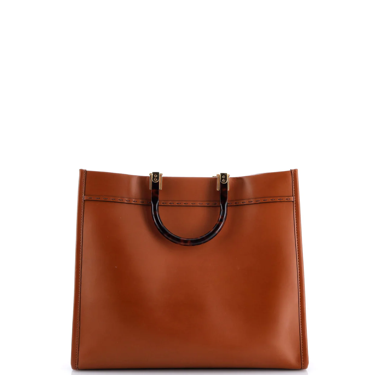 Sunshine Shopper Tote Leather Medium - Deep Luxury