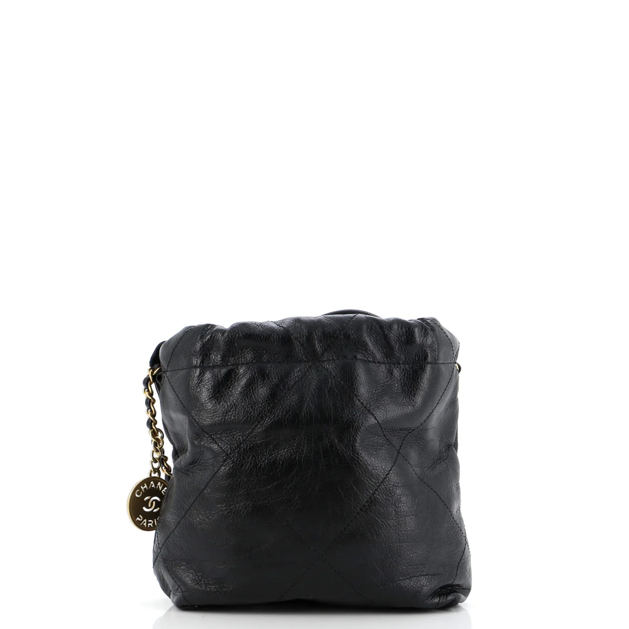 22 Chain Hobo Quilted Calfskin with Pearl Chain Mini - Deep Luxury