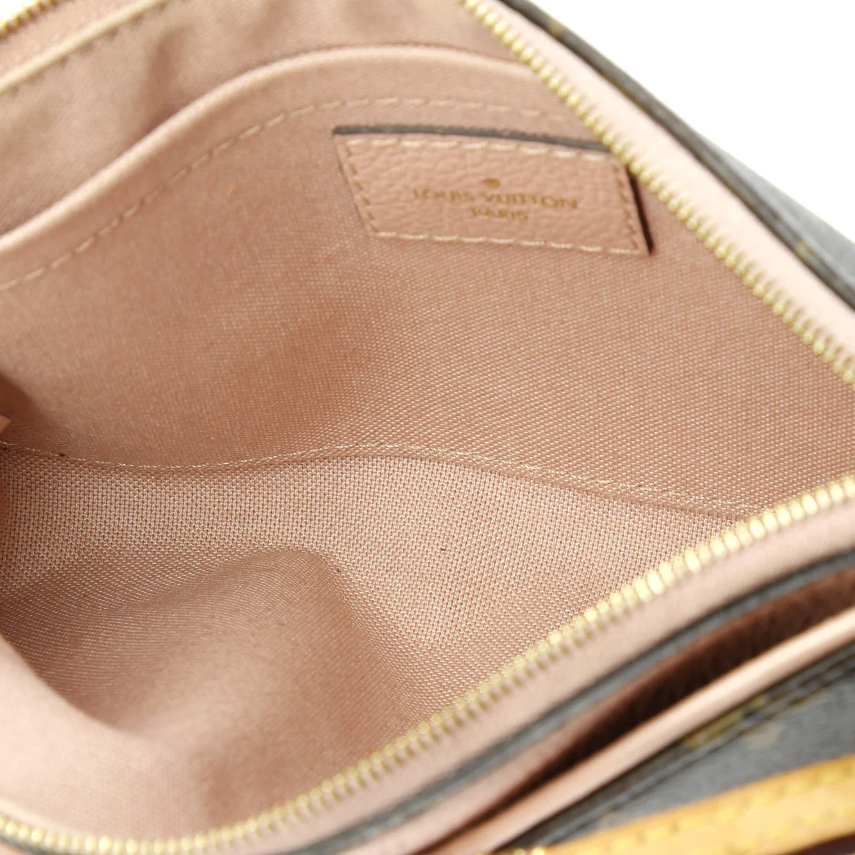 Pallas Clutch Monogram Canvas with Leather - Deep Luxury