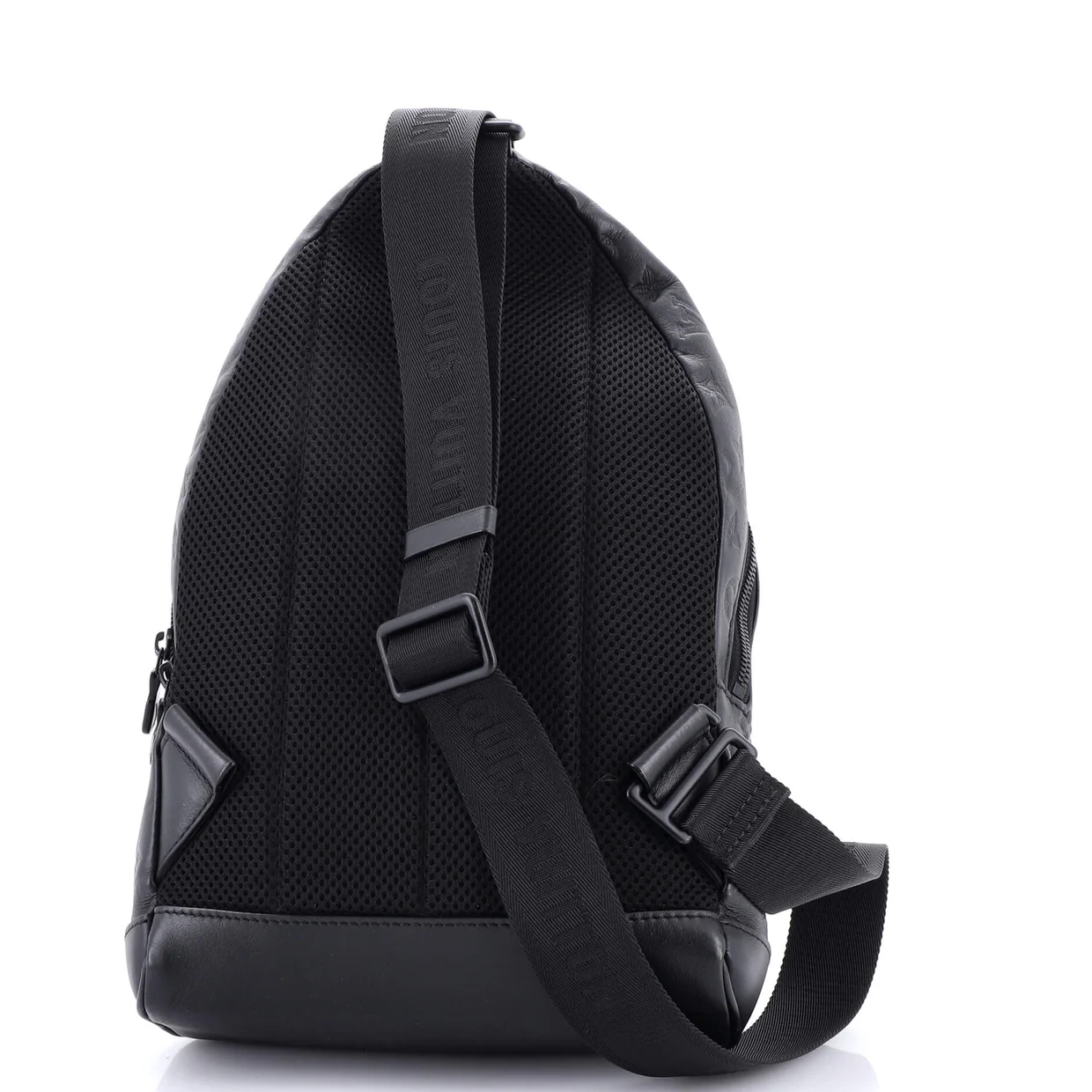 Racer Sling Bag Monogram Shadow Leather - Deep Luxury