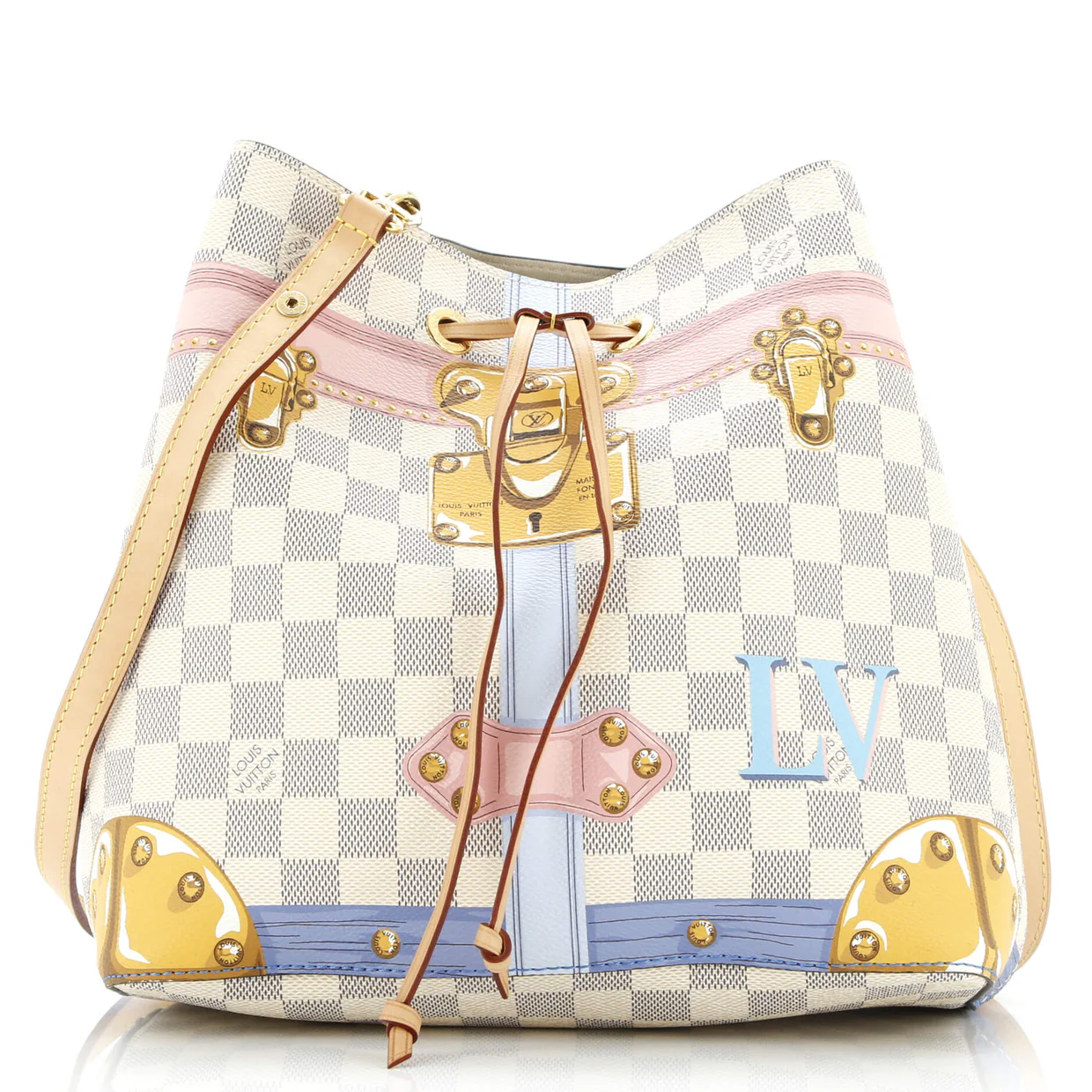 NeoNoe Handbag Limited Edition Damier Summer Trunks - Deep Luxury