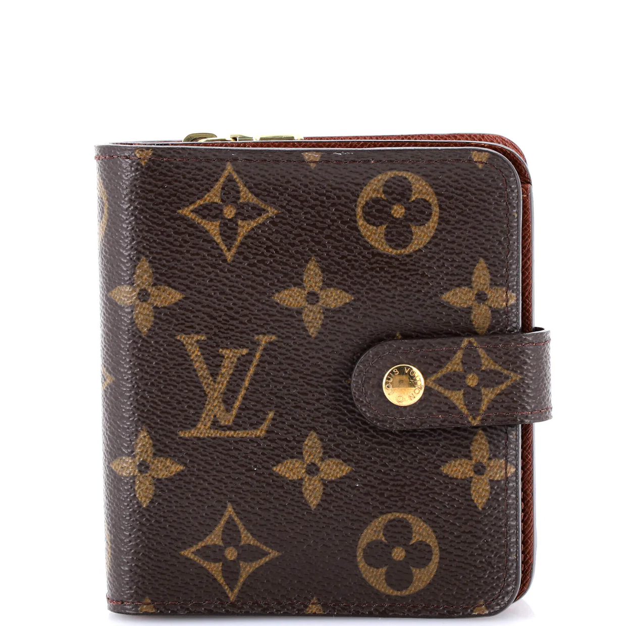 Compact Zippe Wallet Monogram Canvas - Deep Luxury