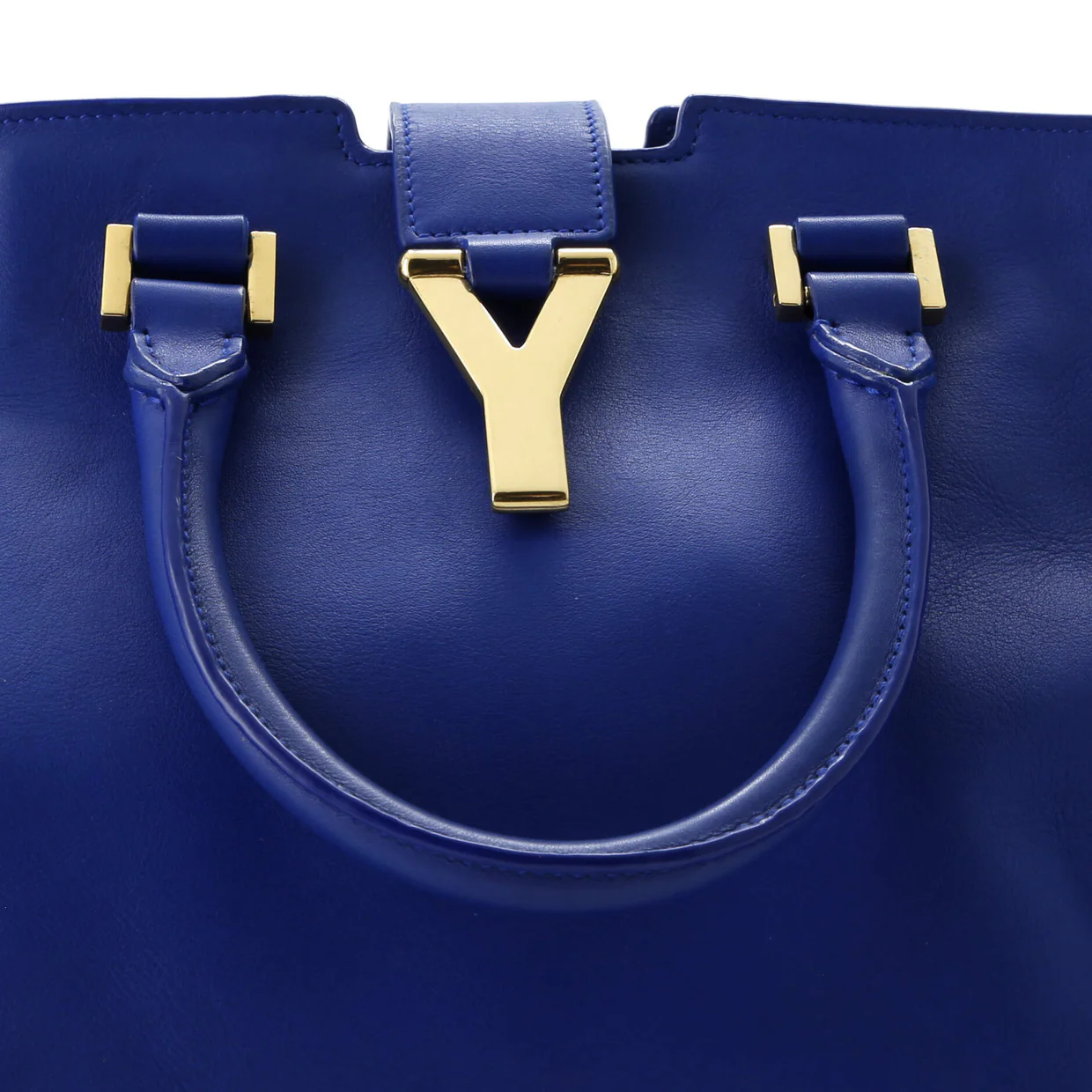 Classic Y Cabas Leather Small - Deep Luxury