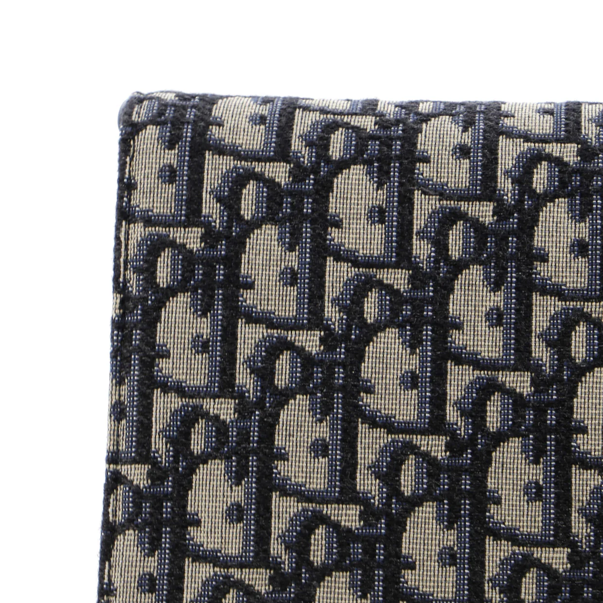 Saddle Chain Clutch Oblique Canvas - Deep Luxury