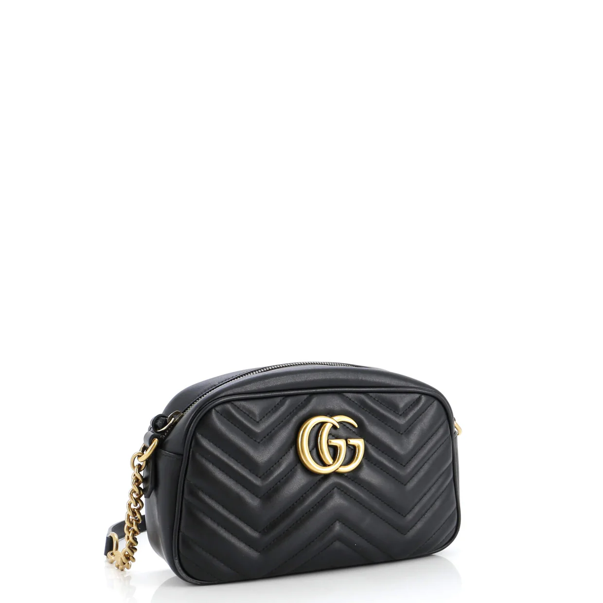 GG Marmont Shoulder Bag Matelasse Leather Small - Deep Luxury