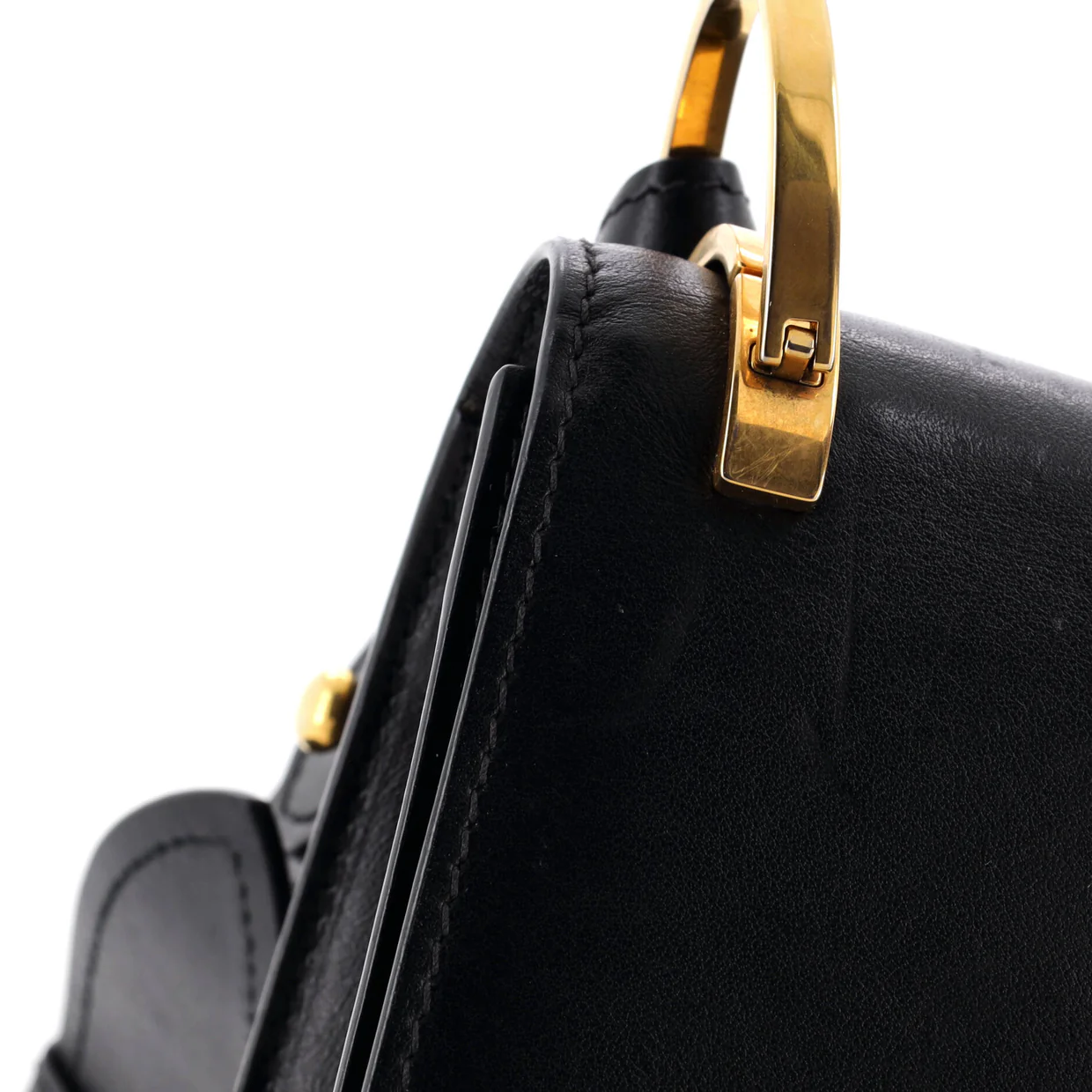 Pionniere Saddle Crossbody Bag City Calfskin Small - Deep Luxury
