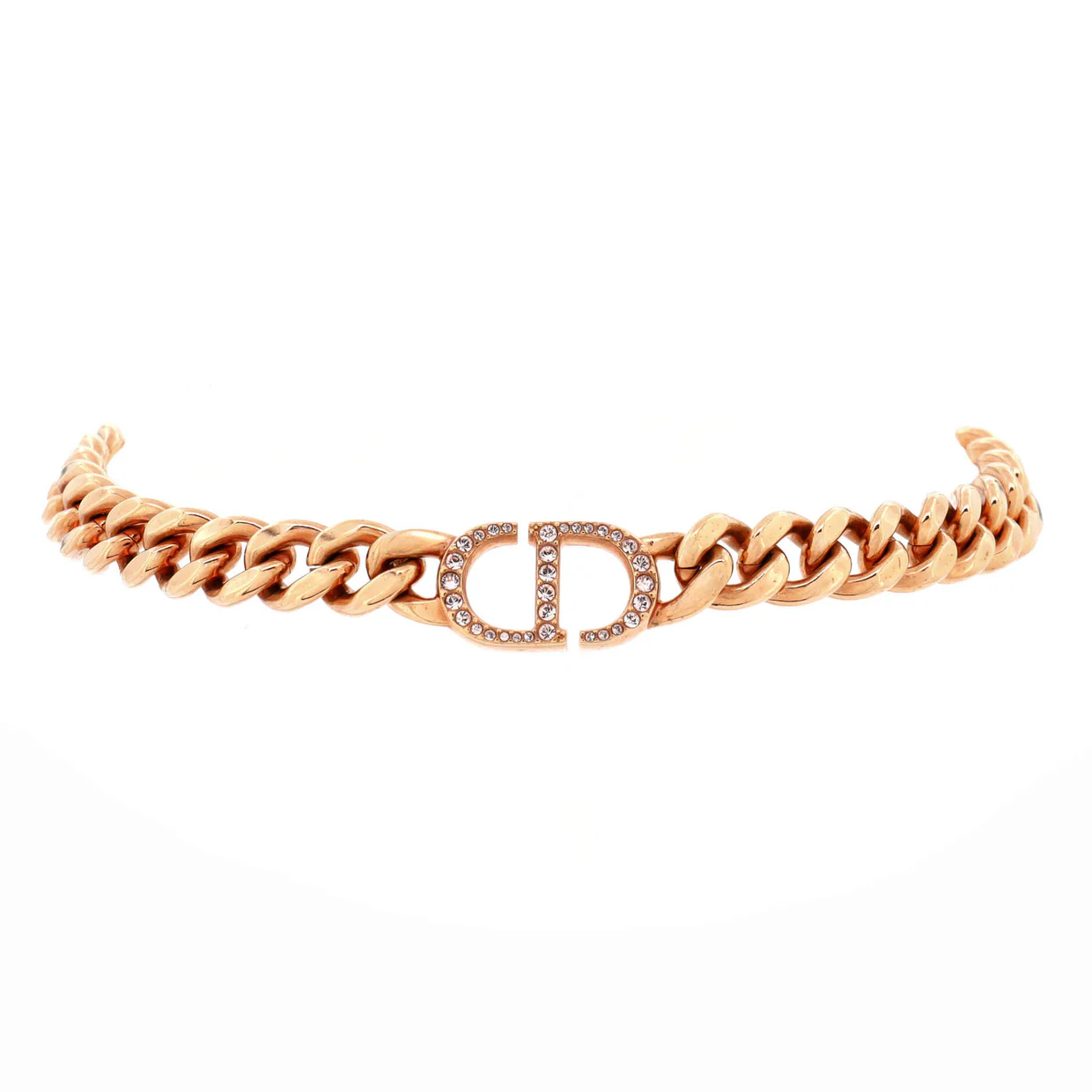 Danseuse Etoile Choker Necklace Metal with Crystals - Deep Luxury