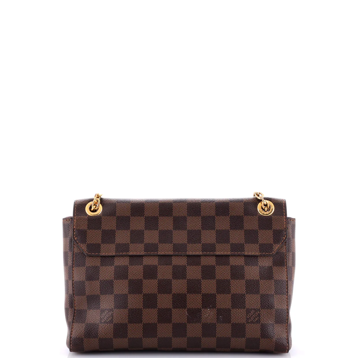 Vavin Handbag Damier with Leather PM - Deep Luxury