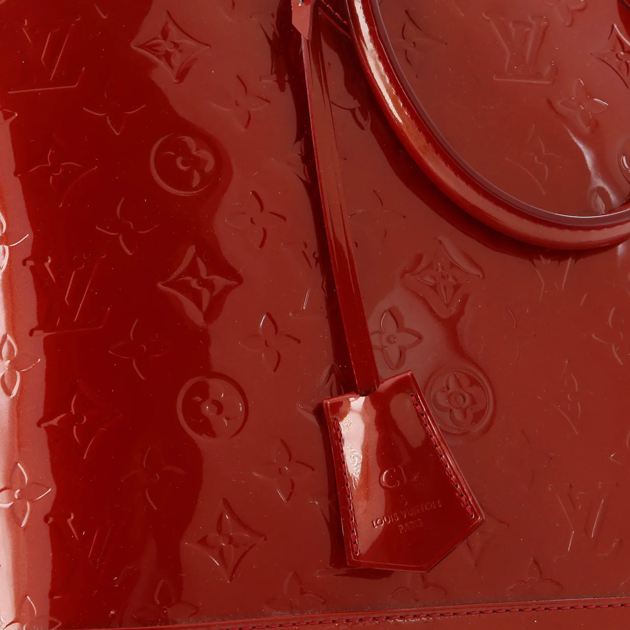 Alma Handbag Monogram Vernis GM - Deep Luxury