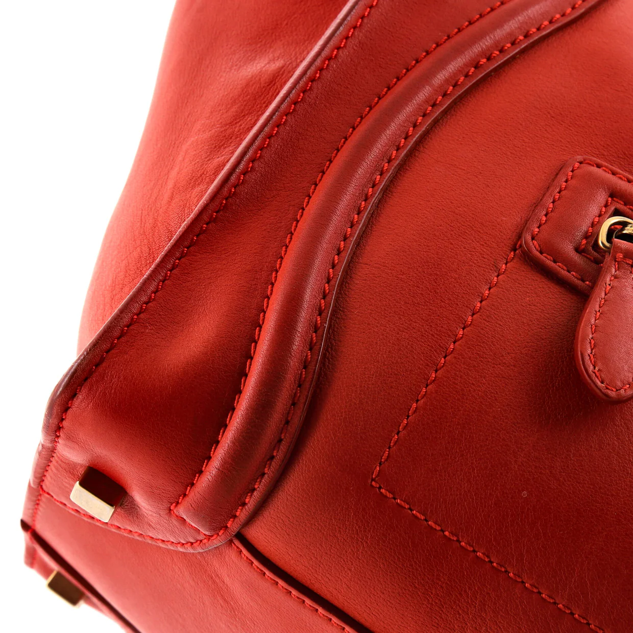 Luggage Bag Smooth Leather Medium - Deep Luxury