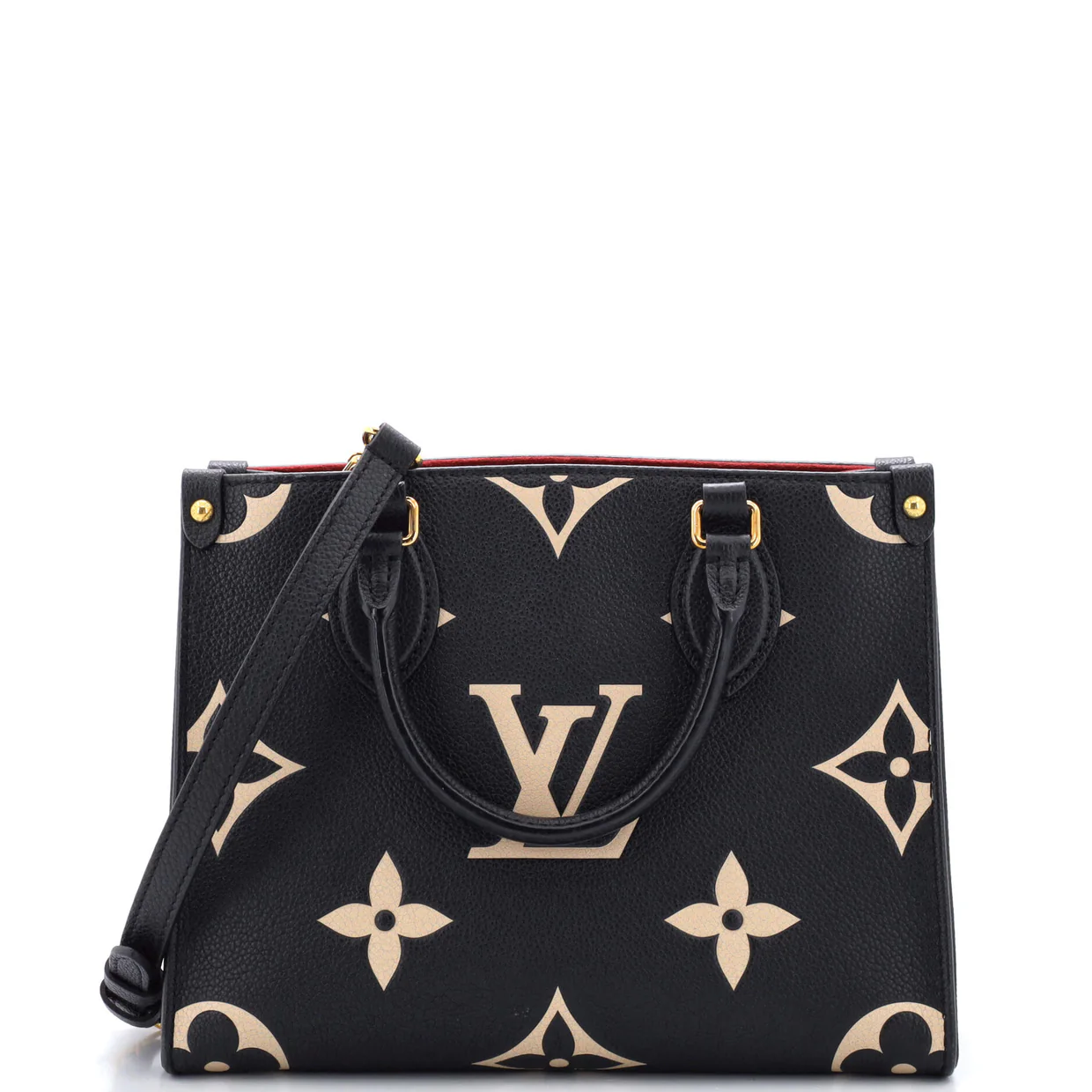 OnTheGo Tote Bicolor Monogram Empreinte Giant PM - Deep Luxury