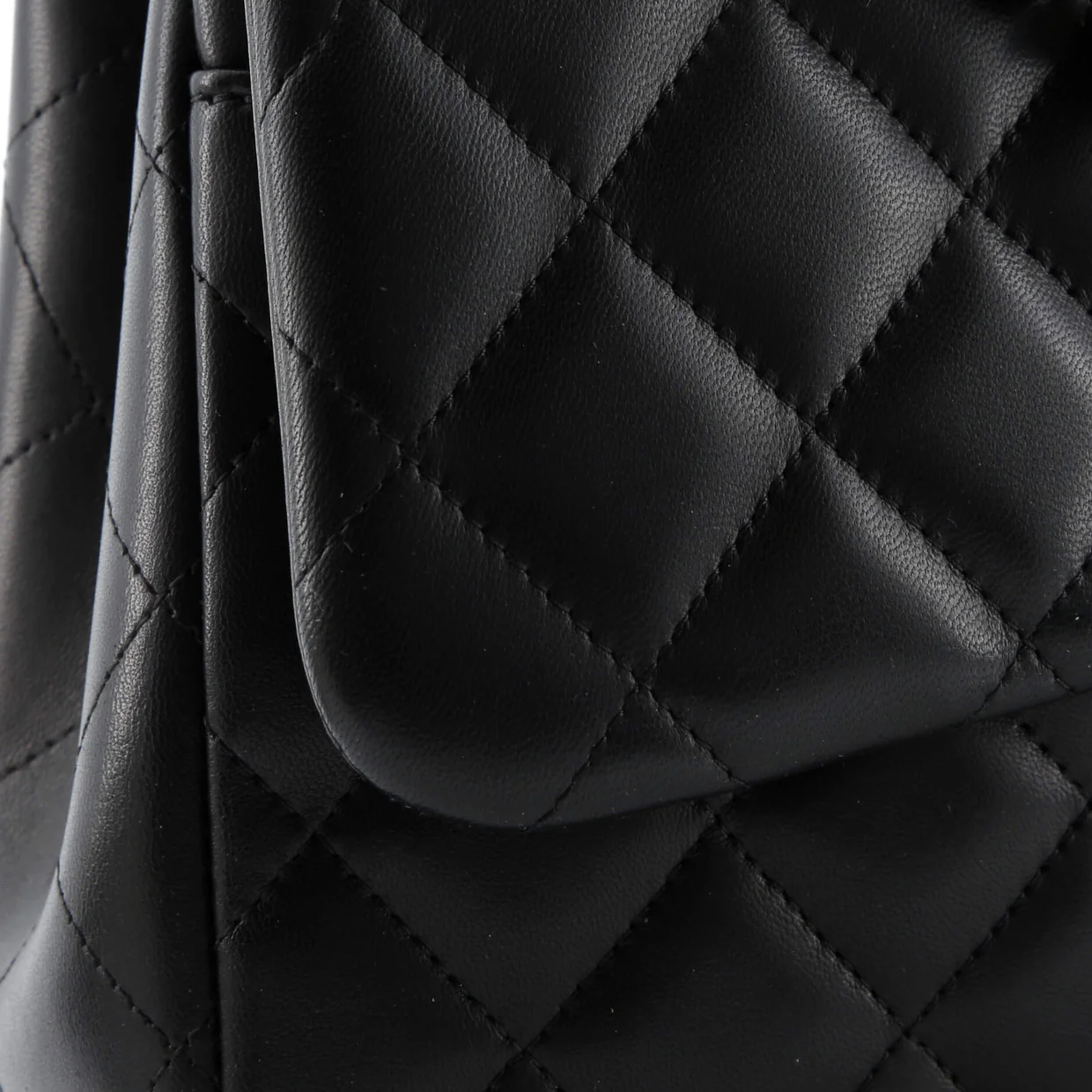 Classic Double Flap Bag Quilted Lambskin Jumbo - Deep Luxury