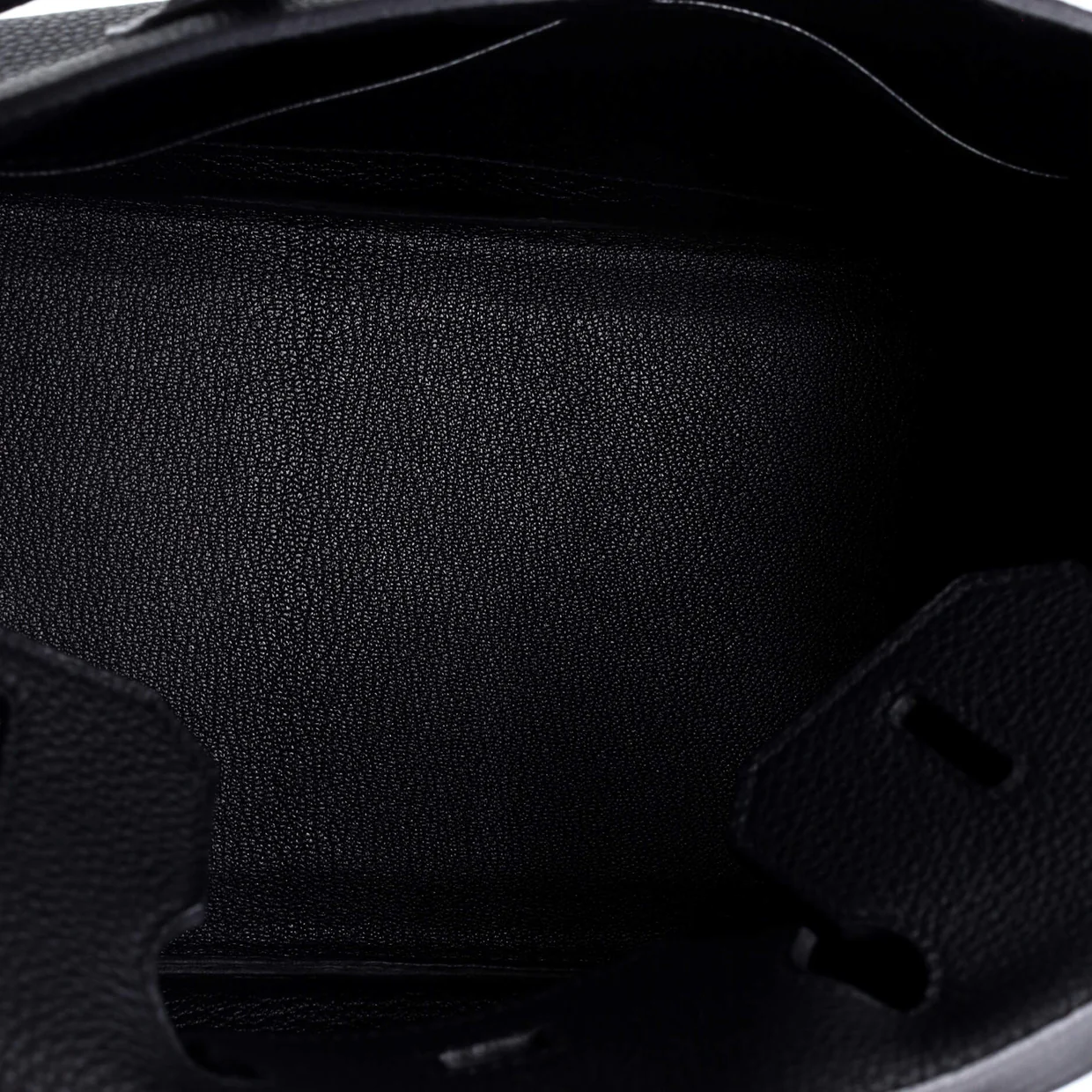 Birkin Handbag Noir Togo with Palladium Hardware 30 - Deep Luxury