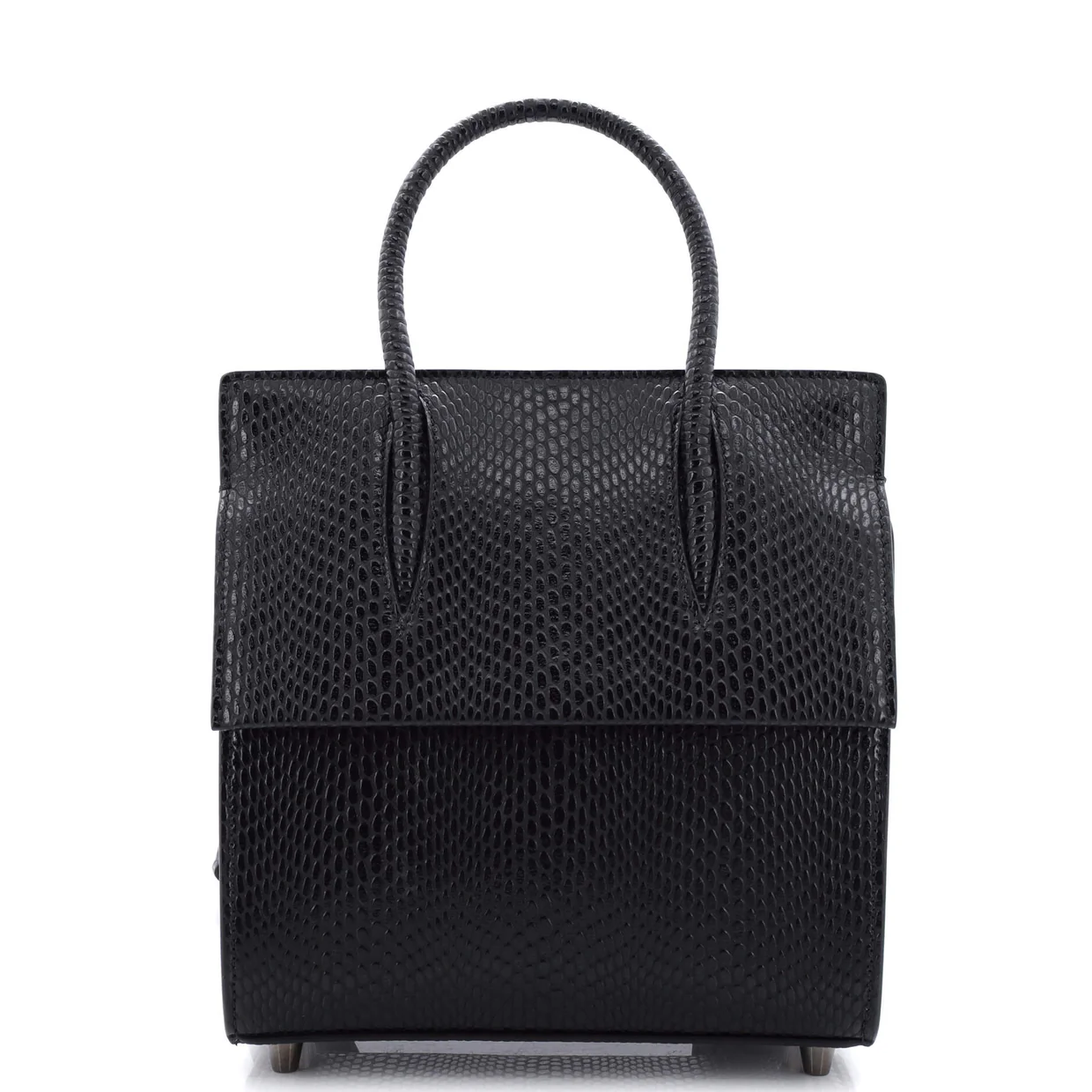 Paloma Tote Python Embossed Leather Mini - Deep Luxury