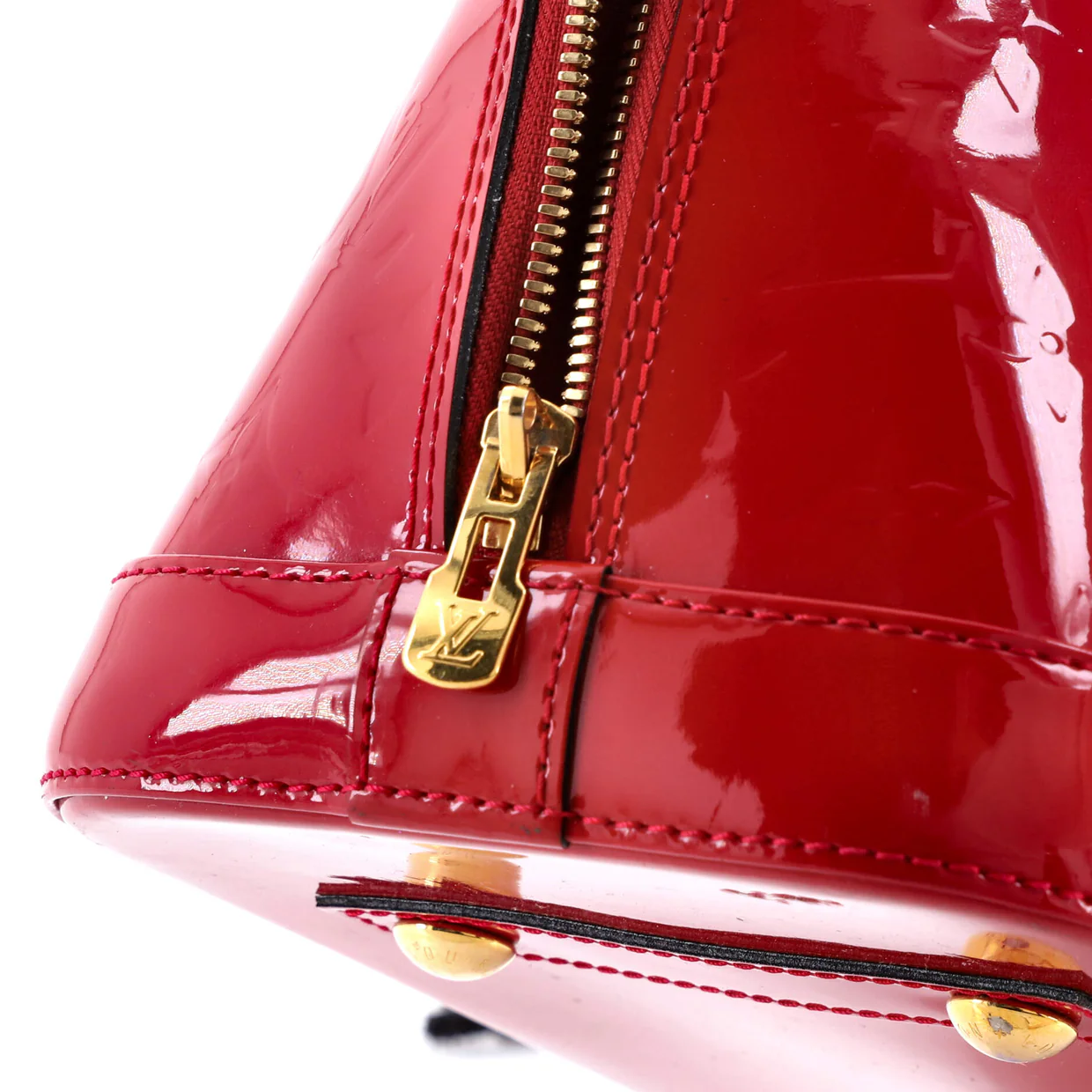 Alma Handbag Monogram Vernis PM - Deep Luxury