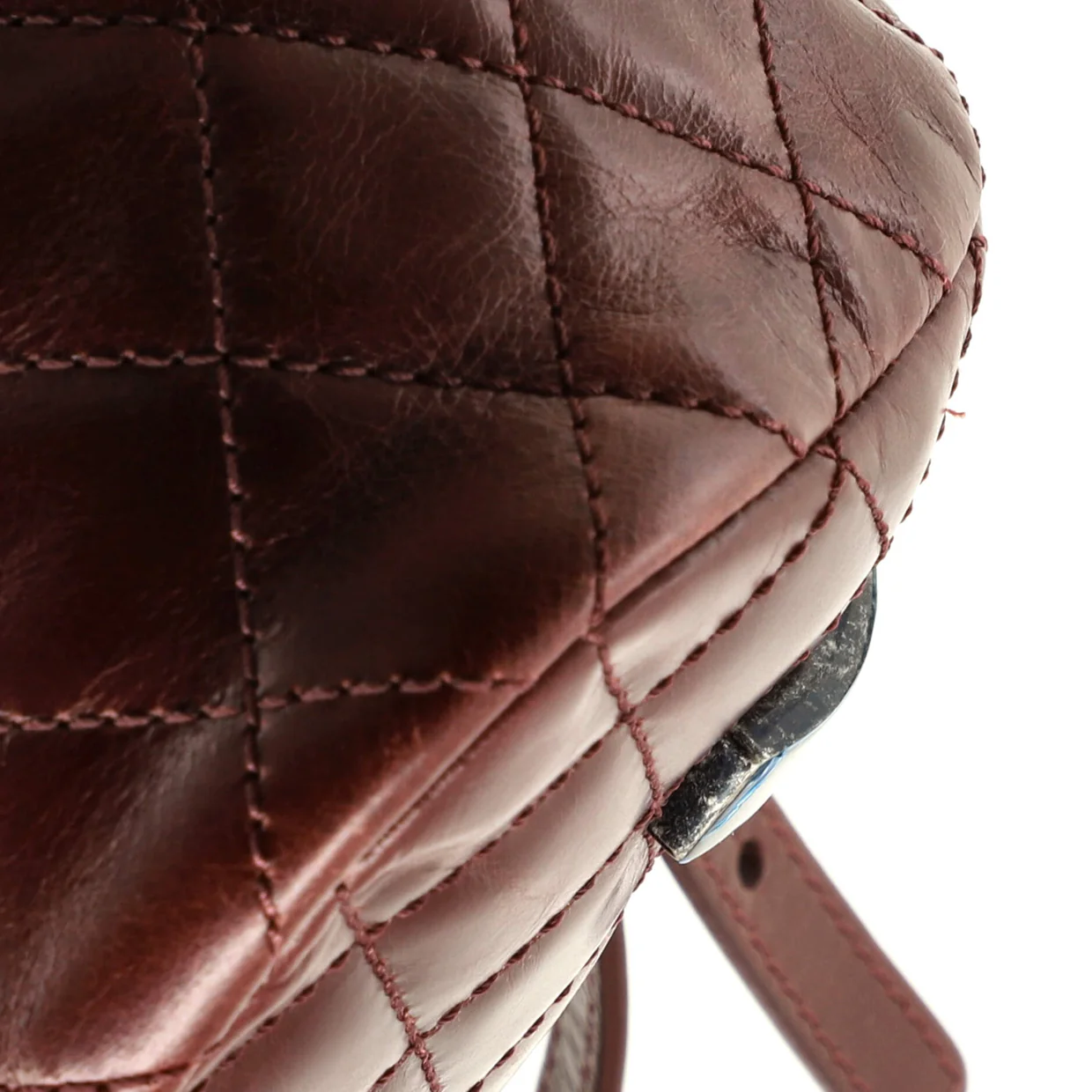 Mountain Backpack Quilted Glazed Calfskin Large - Deep Luxury