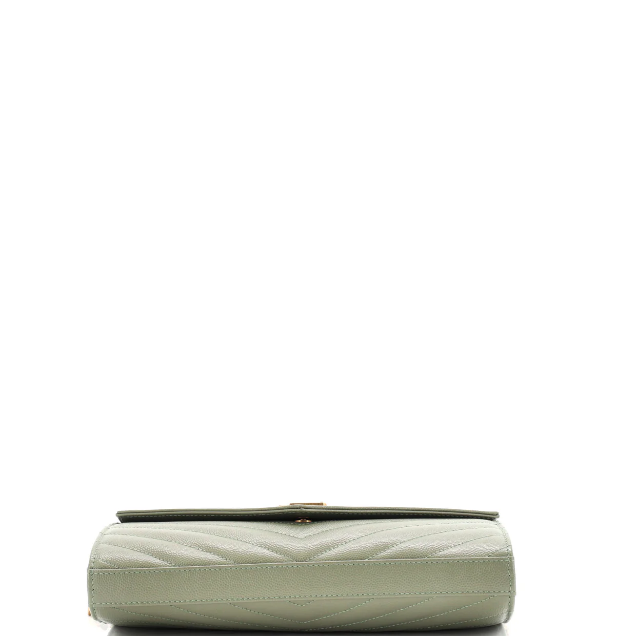 Classic Monogram Wallet on Chain Matelasse Chevron Leather Medium - Deep Luxury