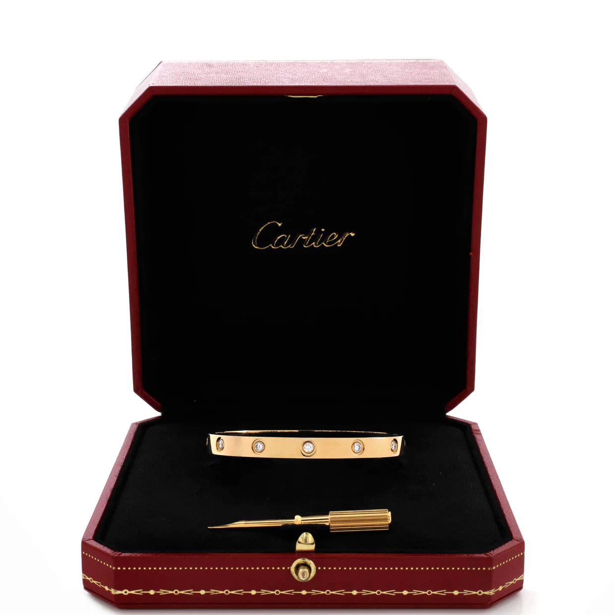 Love 10 Diamond Bracelet 18K Yellow Gold with Diamonds - Deep Luxury