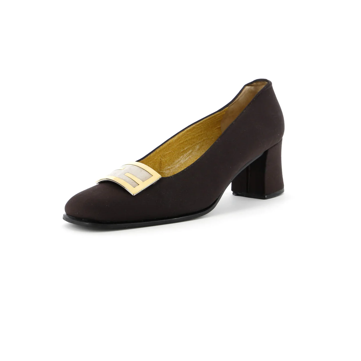 Women's Vintage FF Pumps Canvas - Deep Luxury