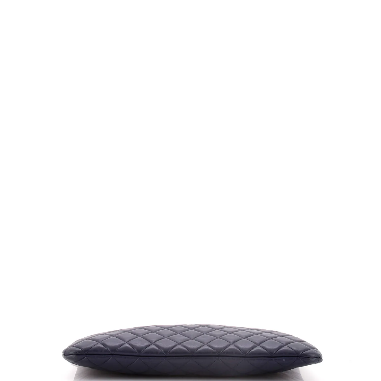 CC Casino O Case Clutch Quilted Lambskin Large - Deep Luxury