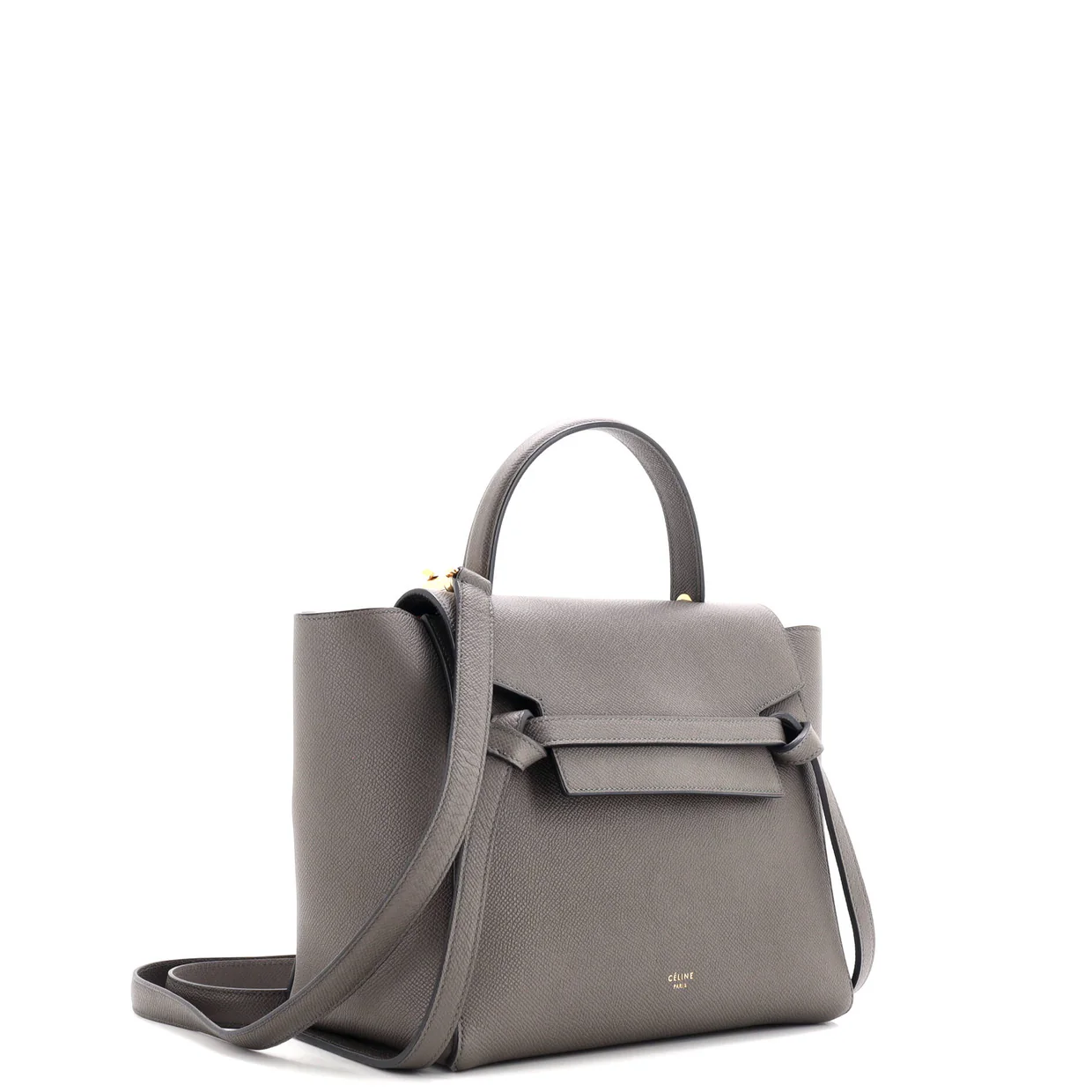 Belt Bag Textured Leather Micro - Deep Luxury