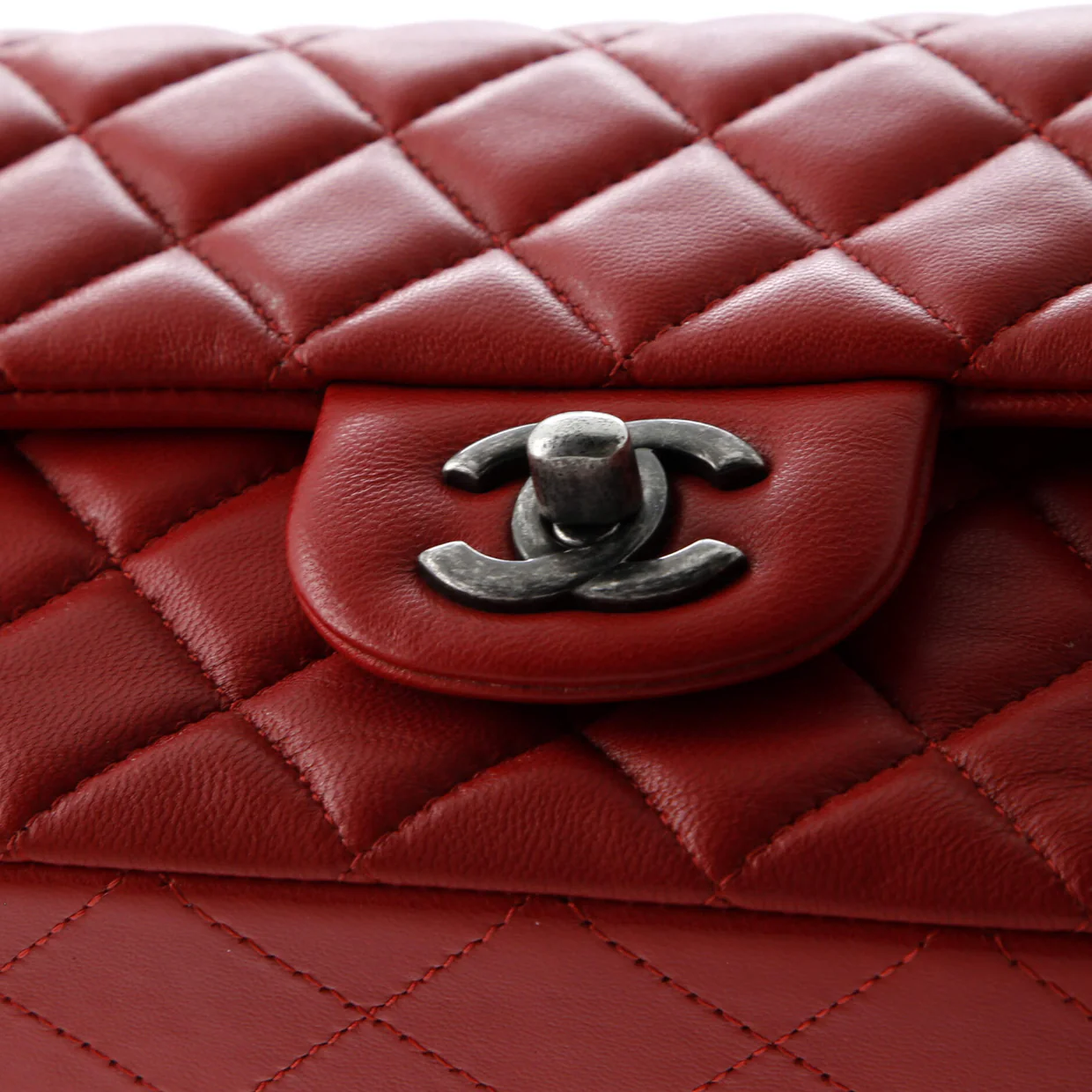 Classic Single Flap Bag Quilted Lambskin Mini - Deep Luxury