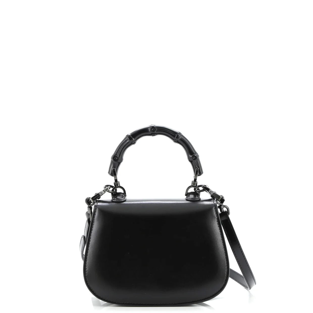 Bamboo 1947 Top Handle Bag Leather Mini - Deep Luxury