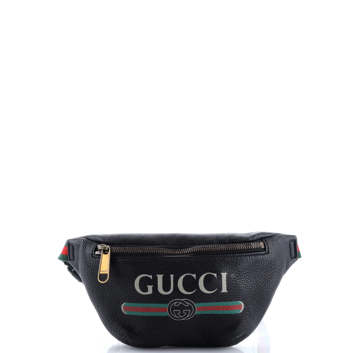 Logo Belt Bag Printed Leather Small - Deep Luxury