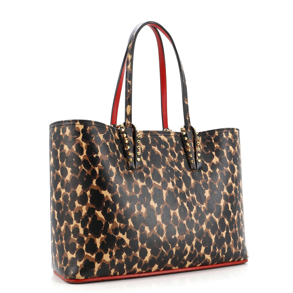 Cabata East West Tote Printed Leather Small - Deep Luxury