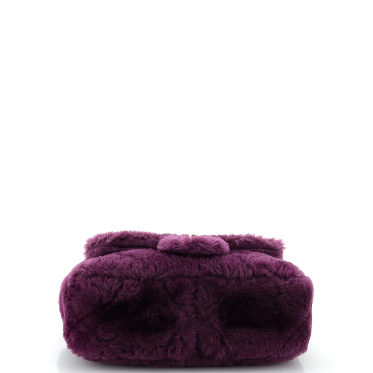 Coconing Flap Bag Quilted Shearling with Lambskin - Deep Luxury