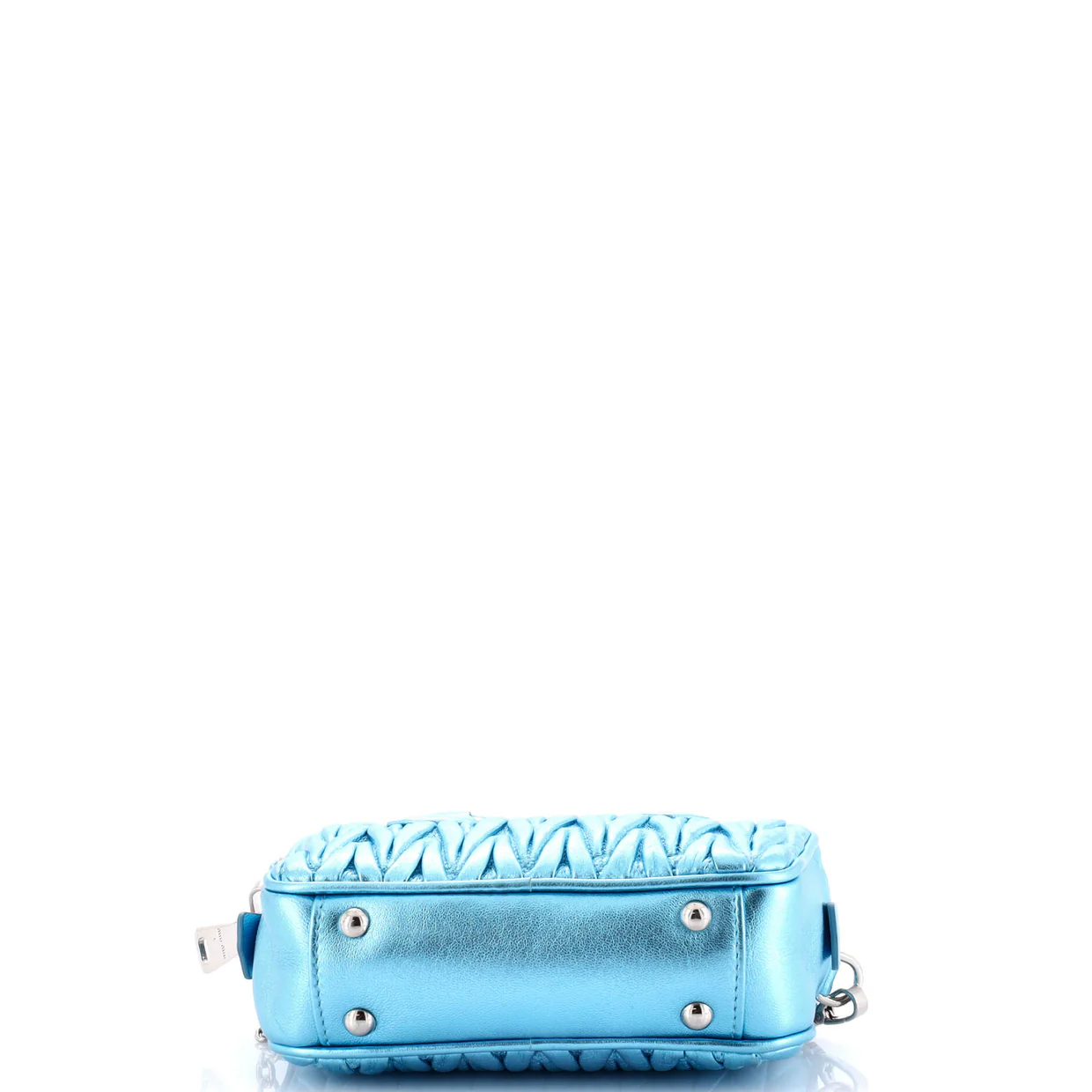 Arcadie Top Handle Chain Bag Matelasse Leather XXS - Deep Luxury