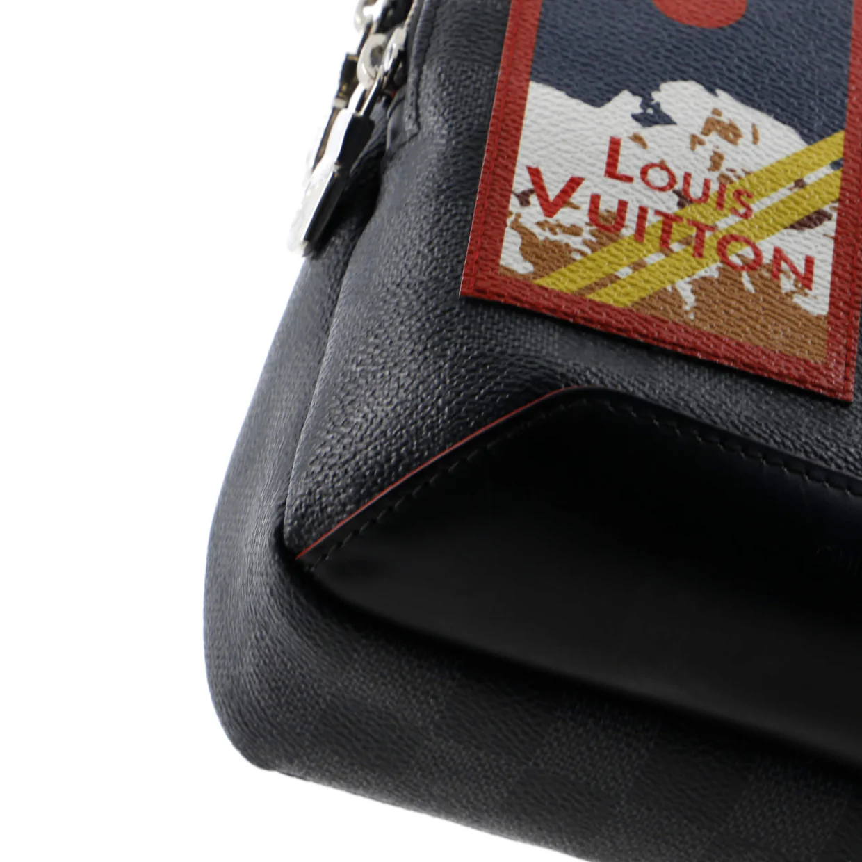 Avenue Sling Bag Alps Patches Damier Graphite - Deep Luxury