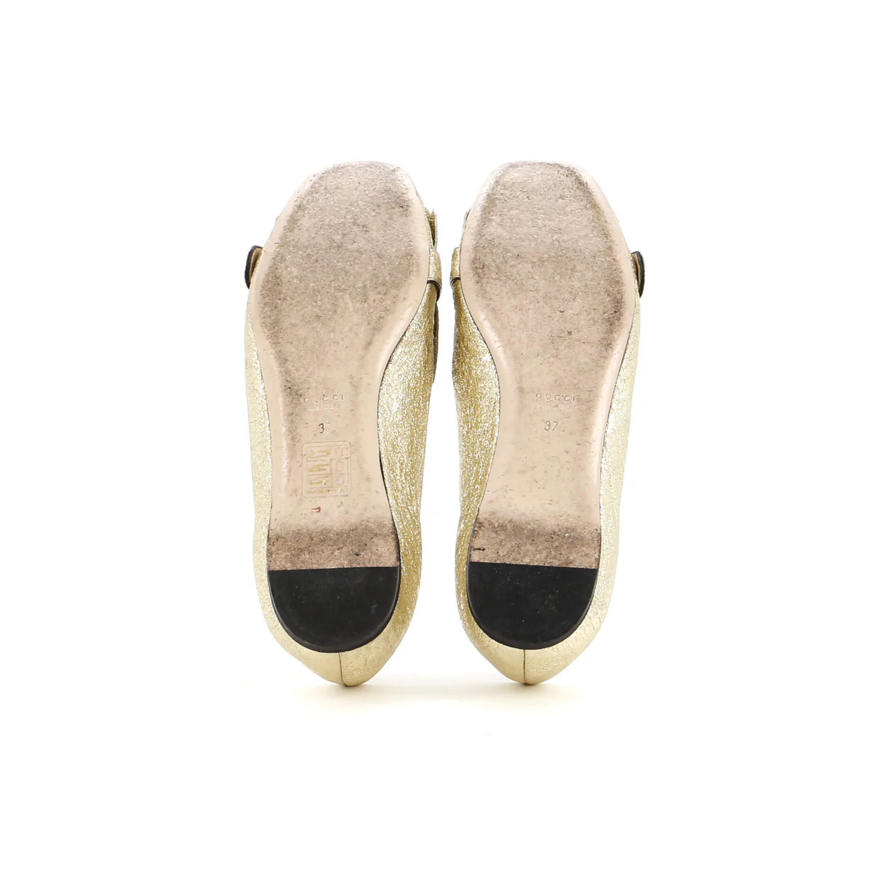 Women's GG Marmont Fringed Flats Leather - Deep Luxury