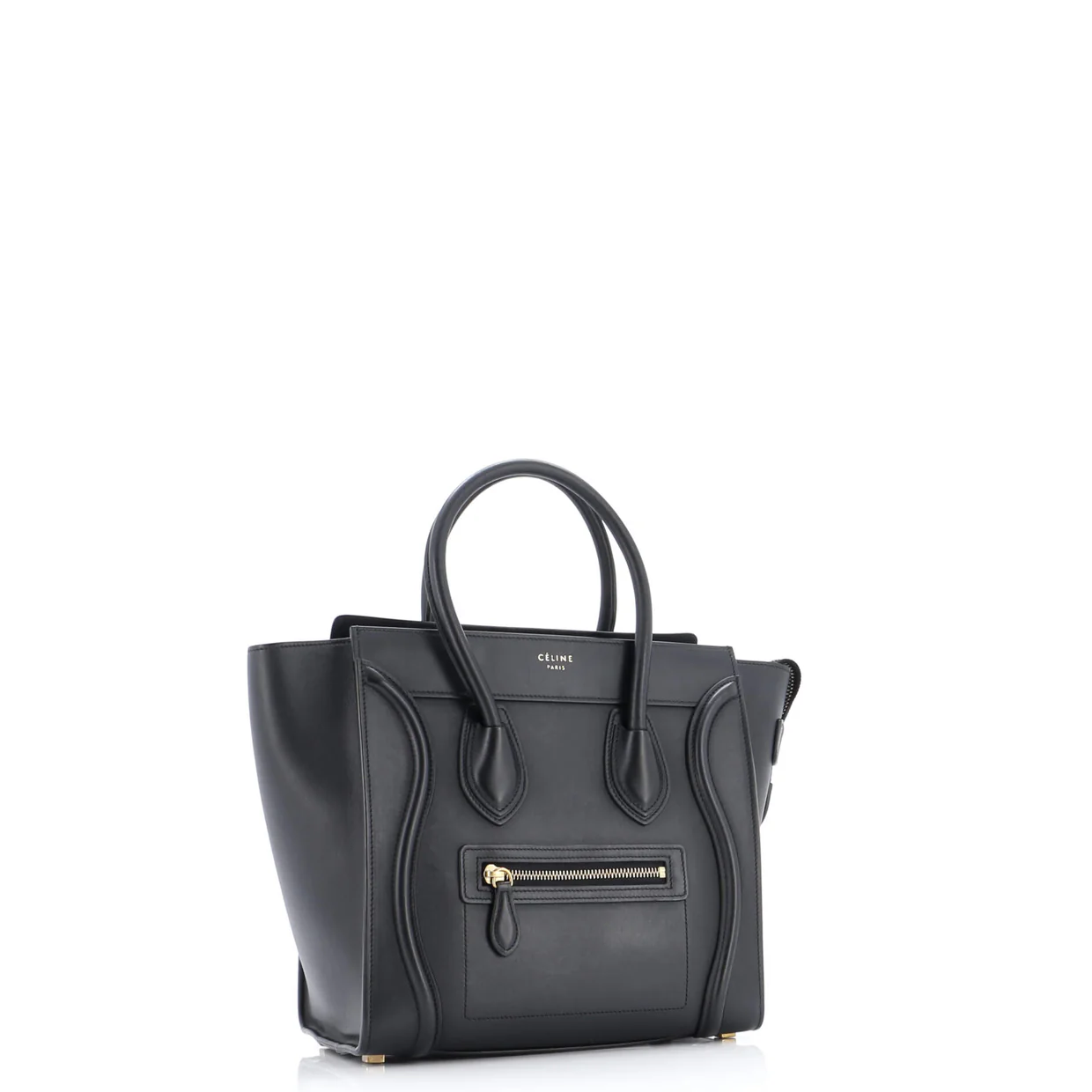 Luggage Bag Smooth Leather Micro - Deep Luxury